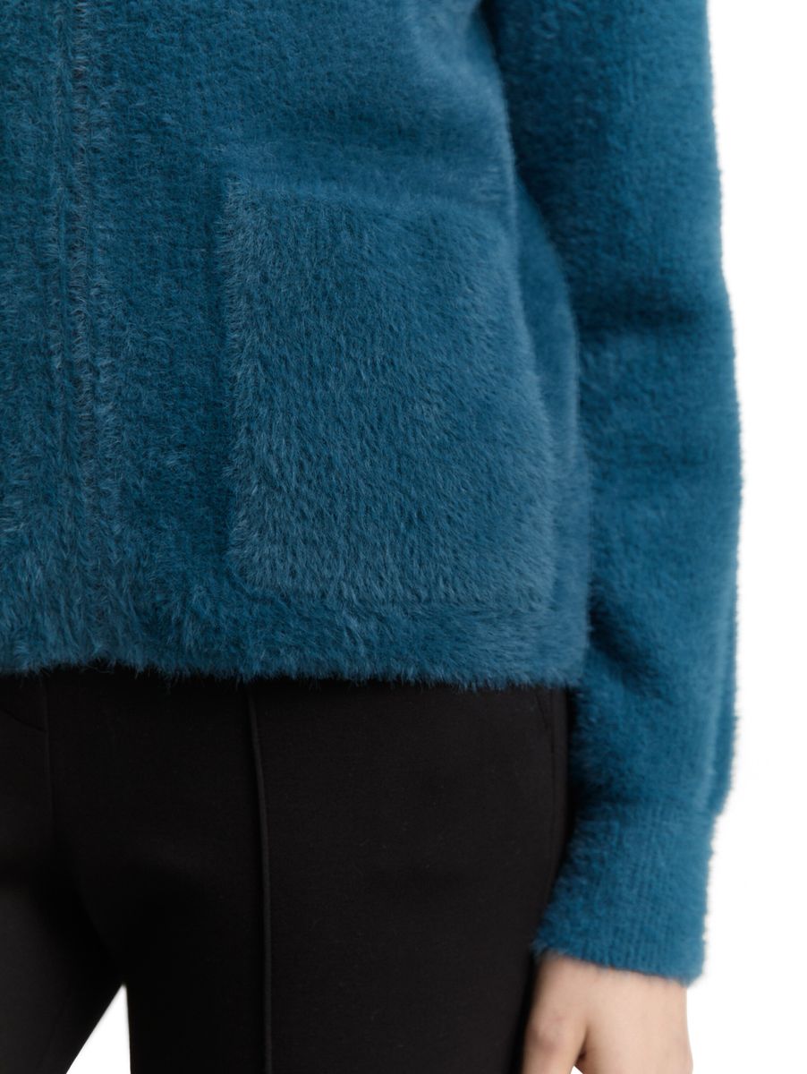 Cardigan aus Federgarn