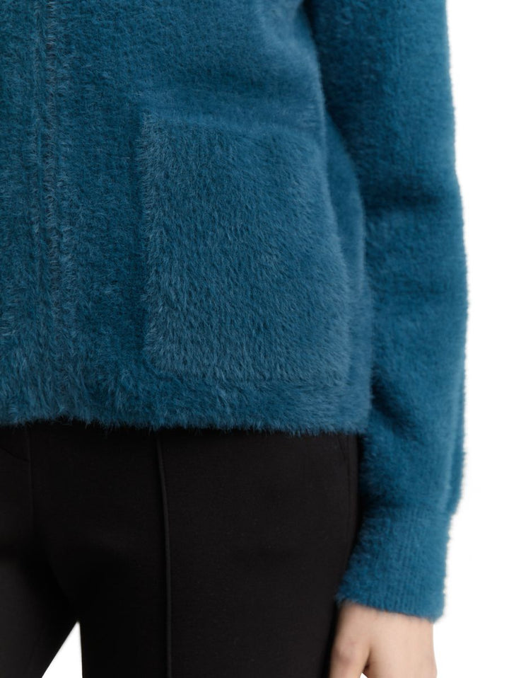 Cardigan aus Federgarn