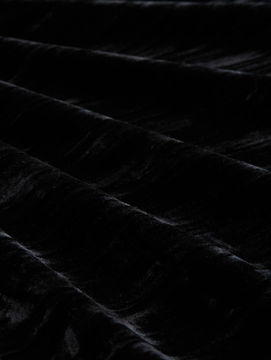 Loose Fit T-Shirt aus Samt