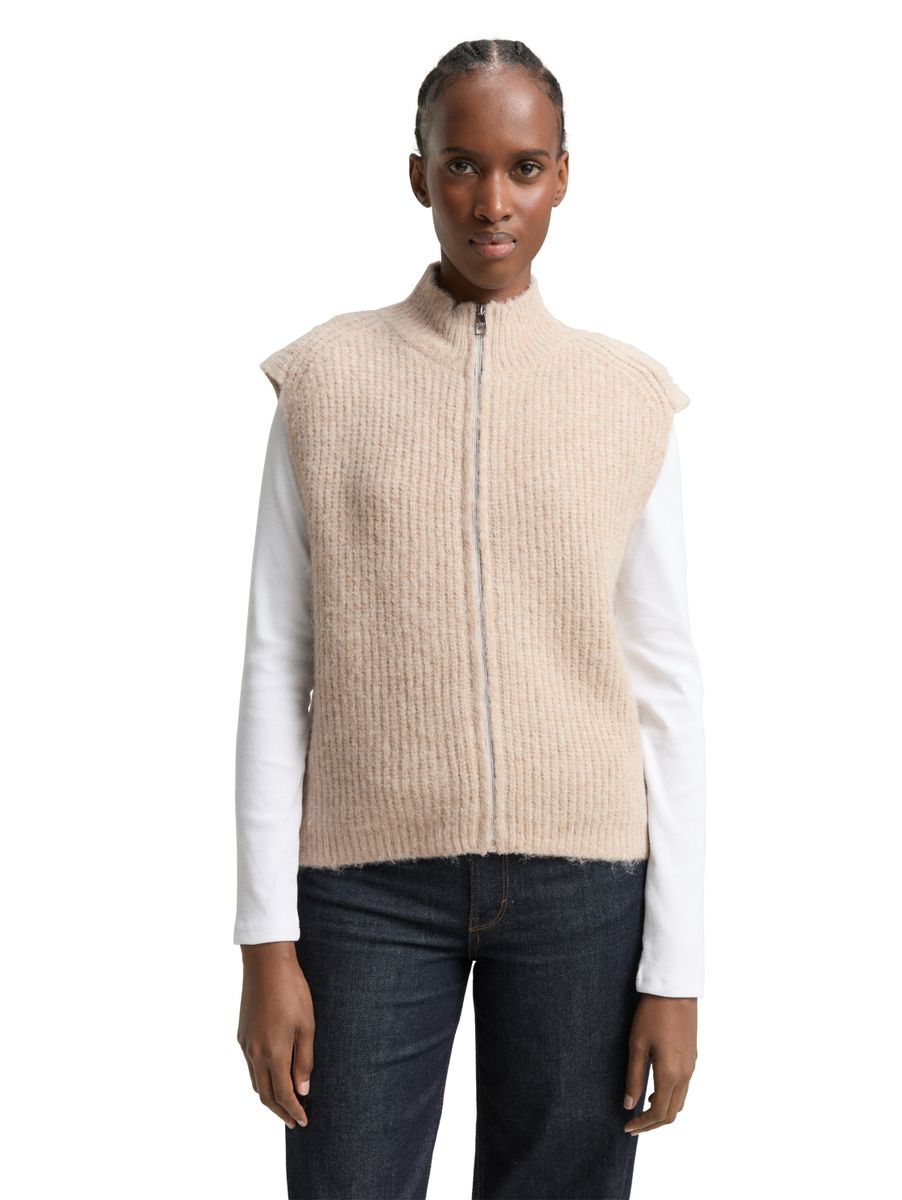 Pullunder mit Stehkragen