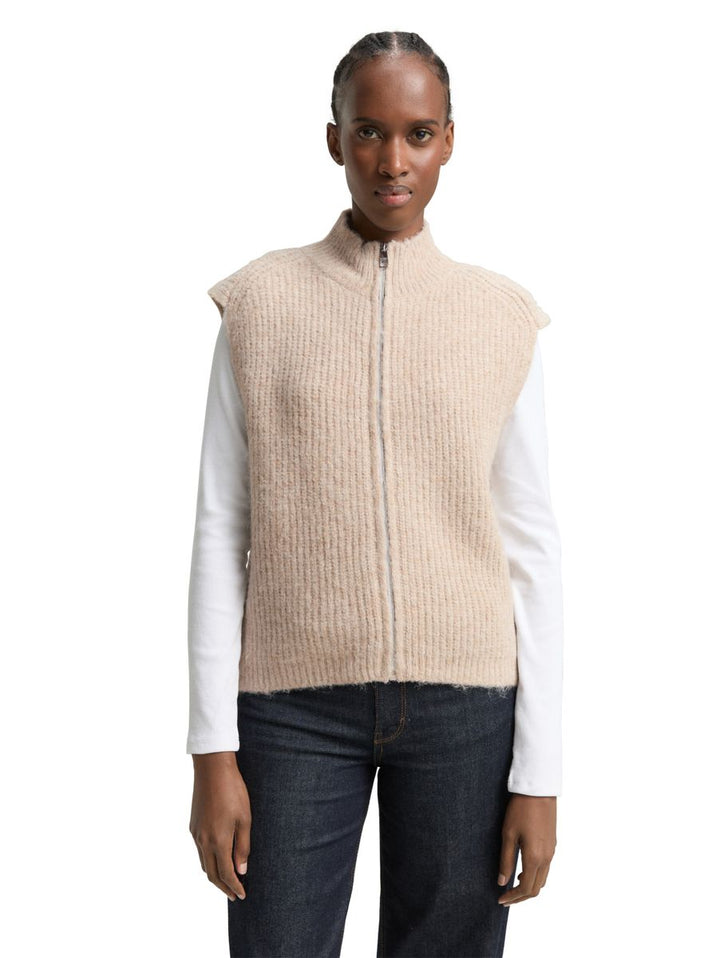 Pullunder mit Stehkragen