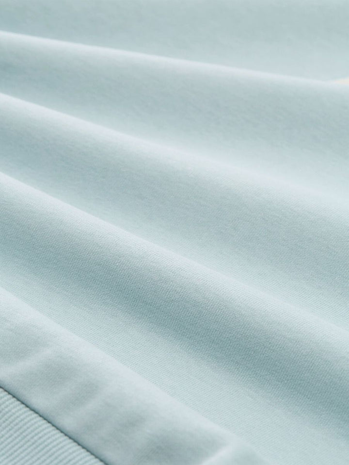 Loose Fit Sweatshirt mit Ski-Motiv