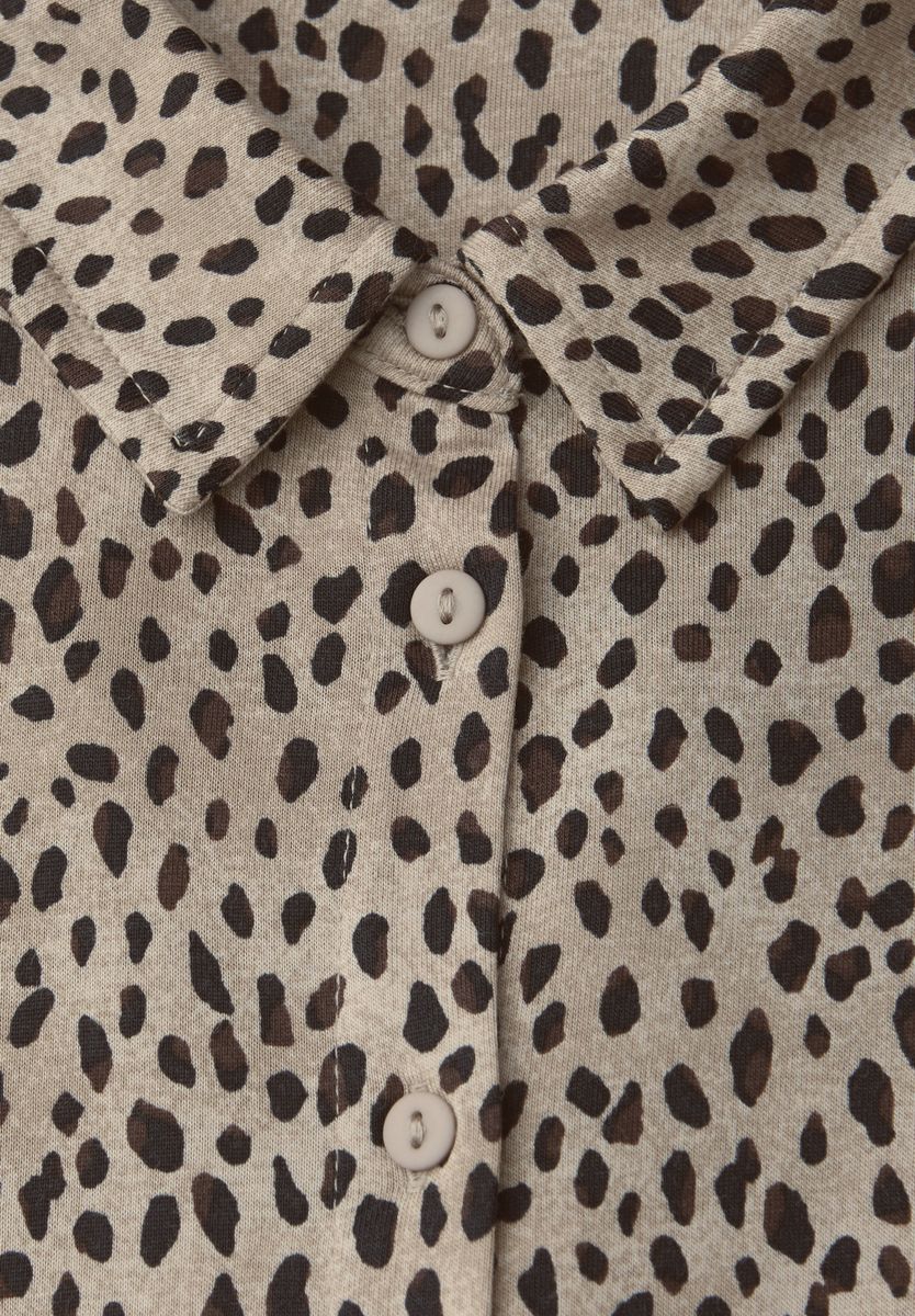 Leo-Shirt mit Hemdkragen