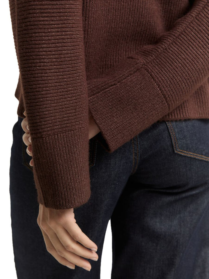 Oversize Rollkragenpullover