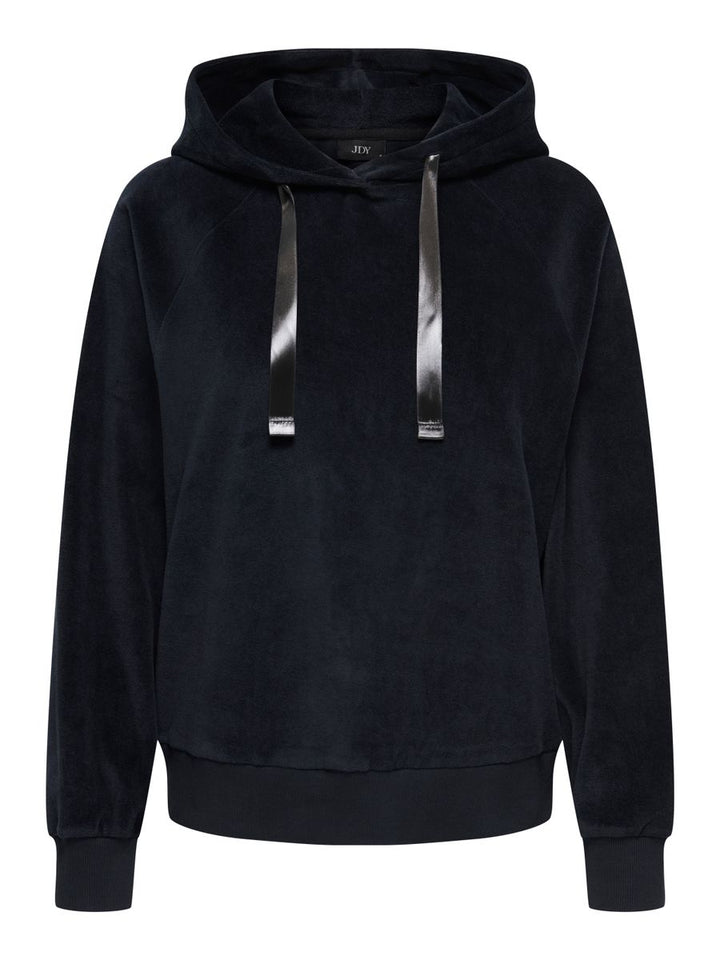 JDYVIDA L/S VELVET HOODIE TOP JRS DIA