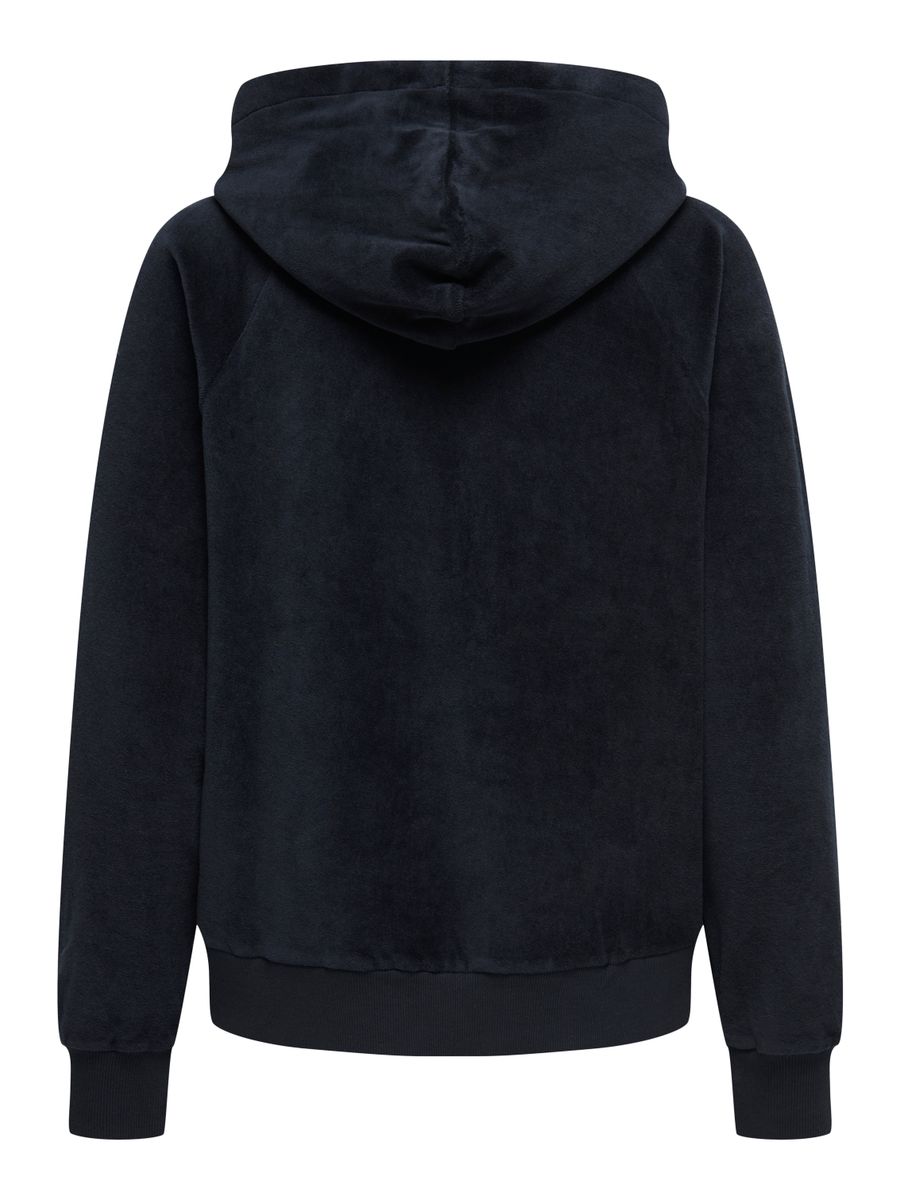 JDYVIDA L/S VELVET HOODIE TOP JRS DIA