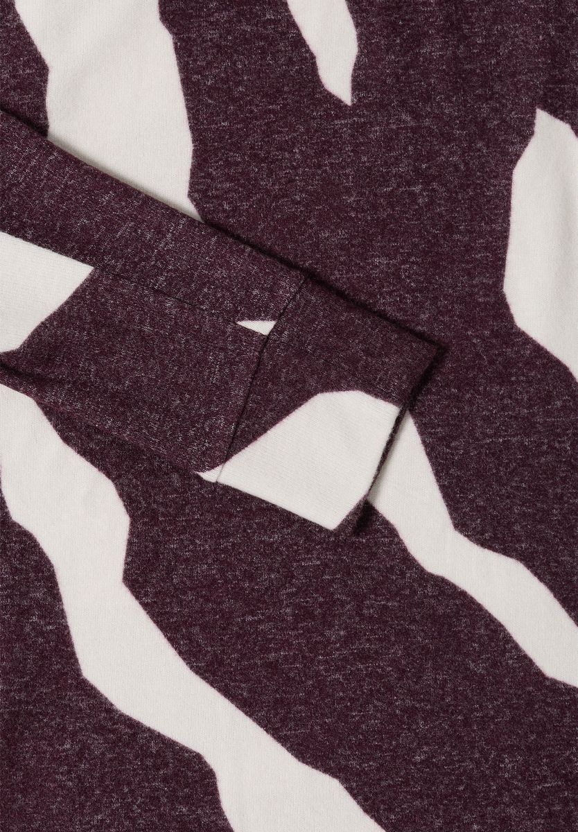 Kuscheliges Shirt mit Muster