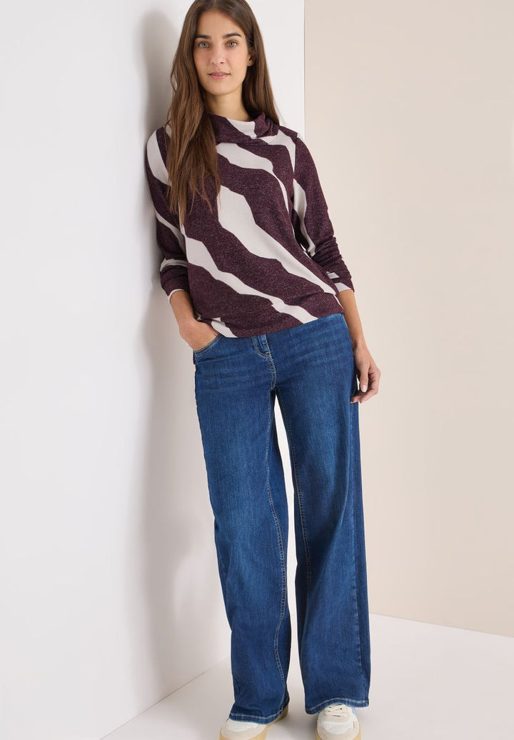 Kuscheliges Shirt mit Muster