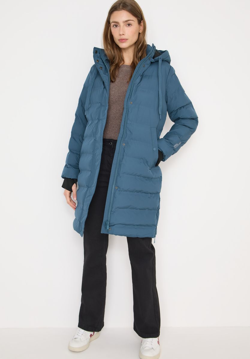 Mantel mit verklebten Nähten