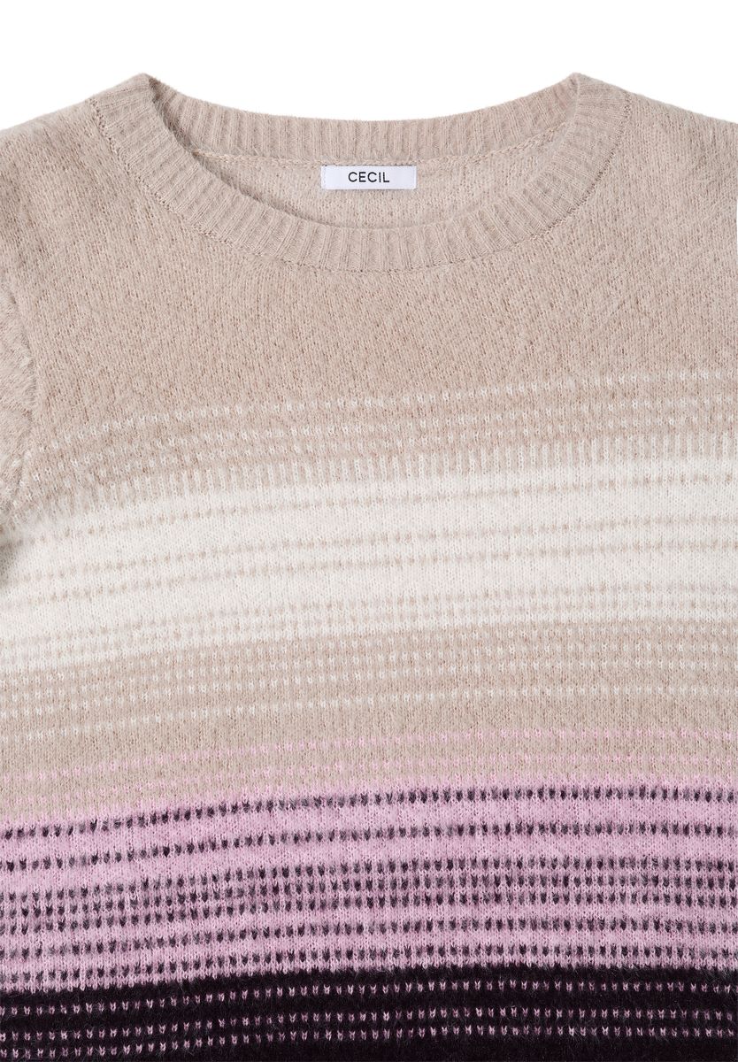 Federgarn Streifenpullover