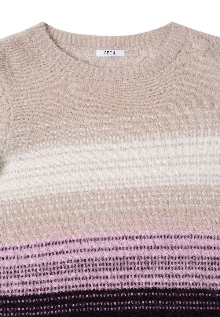 Federgarn Streifenpullover