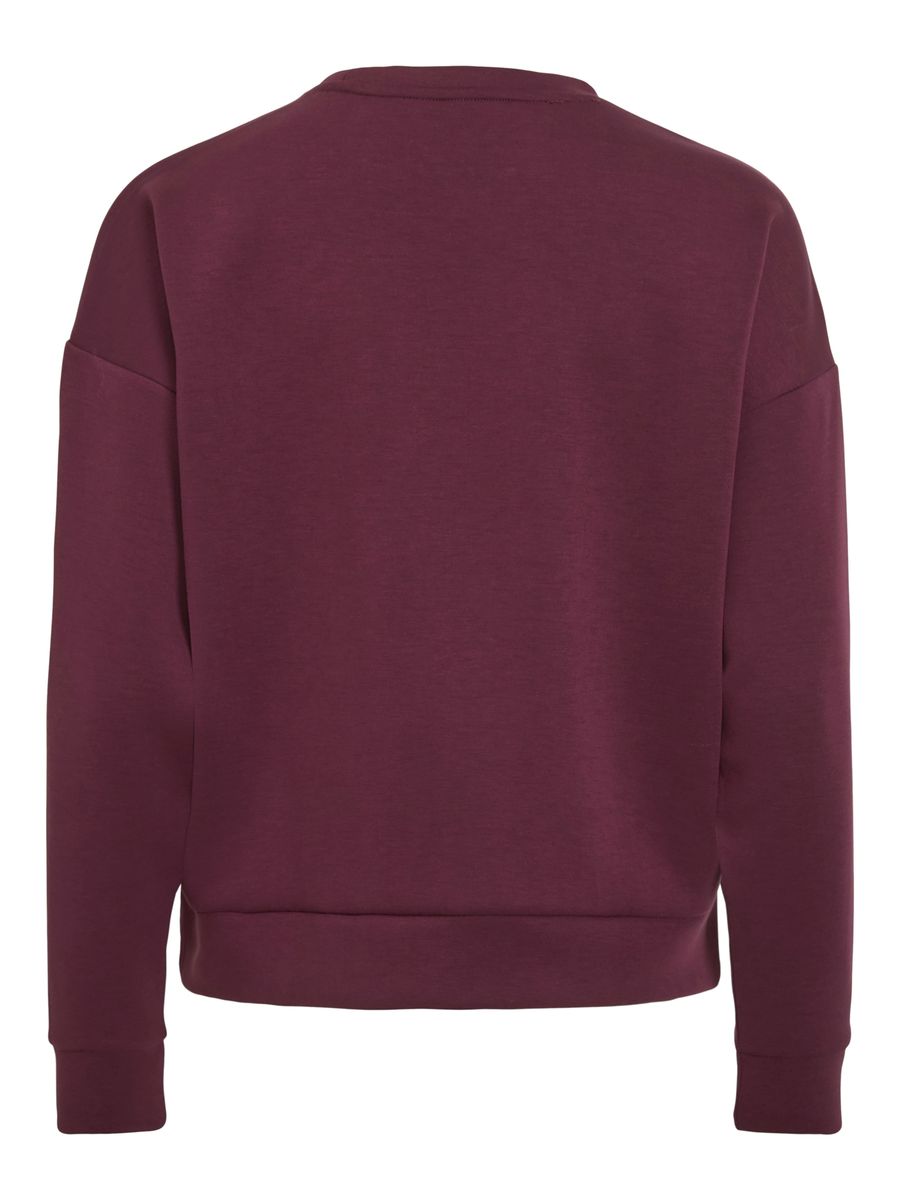 VIREFLECT EMB MINIMALISM L/S SWEAT TOP/R