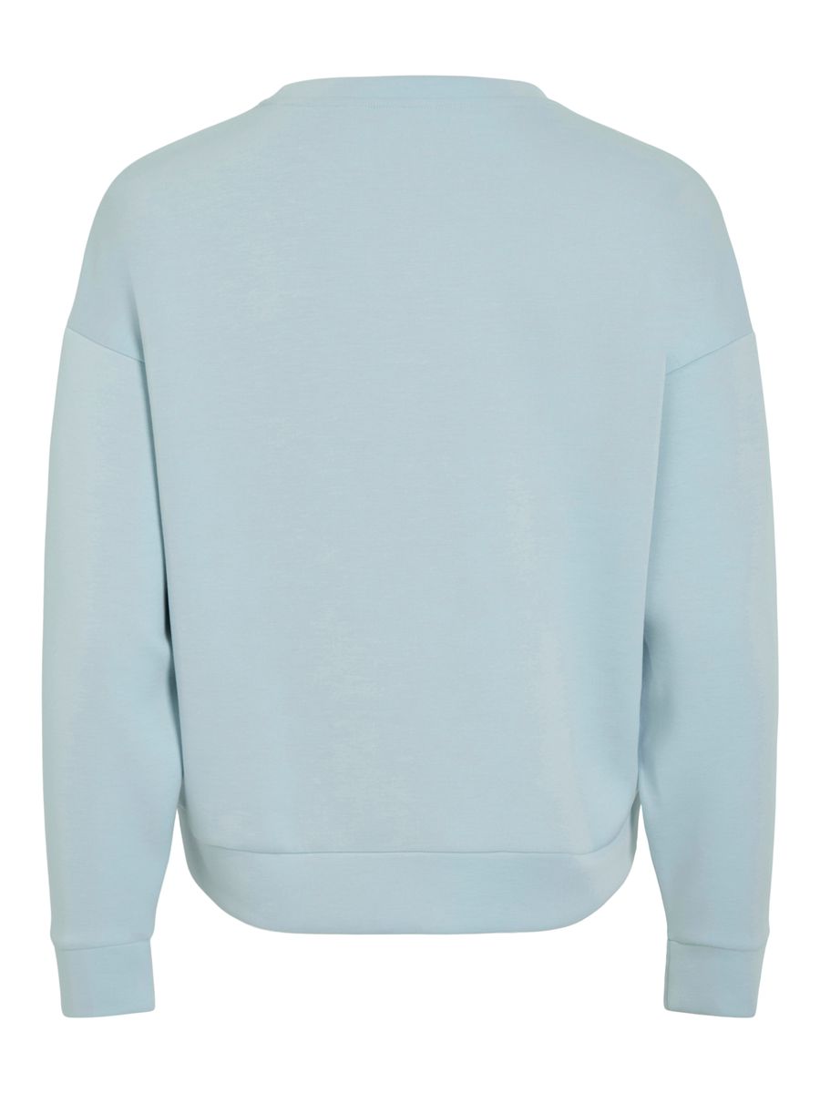 VIREFLECT EMB MINIMALISM L/S SWEAT TOP/R