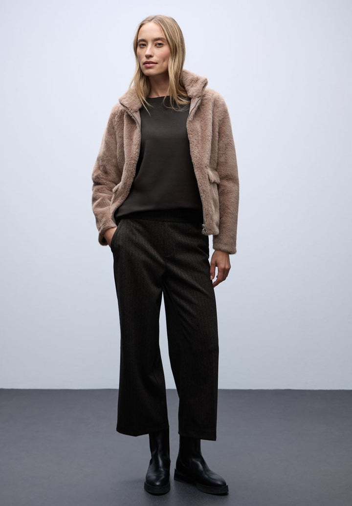 Shirt mit Ripp-Detail