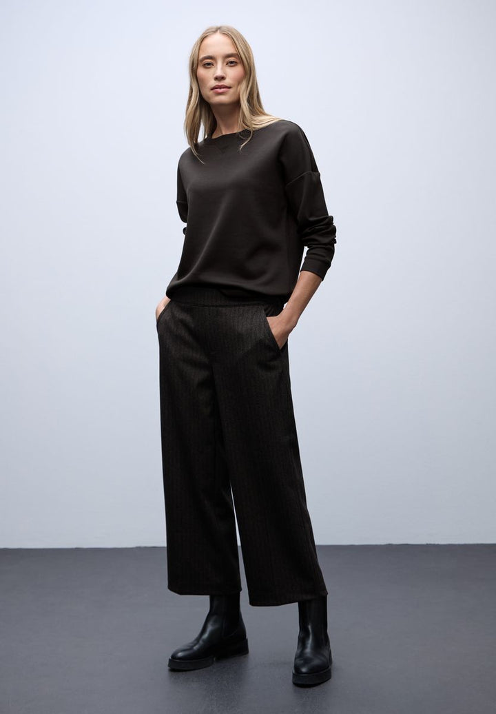 Shirt mit Ripp-Detail