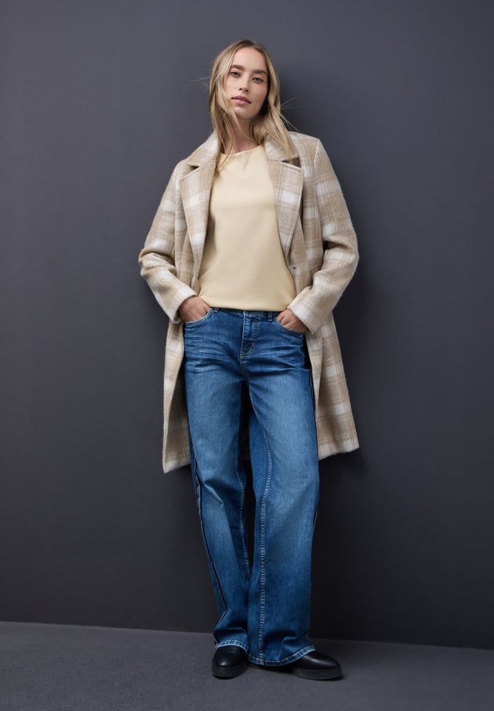 Shirt mit Ripp-Detail