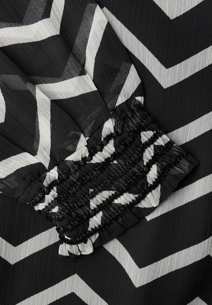 Chiffon Tunika mit Tape