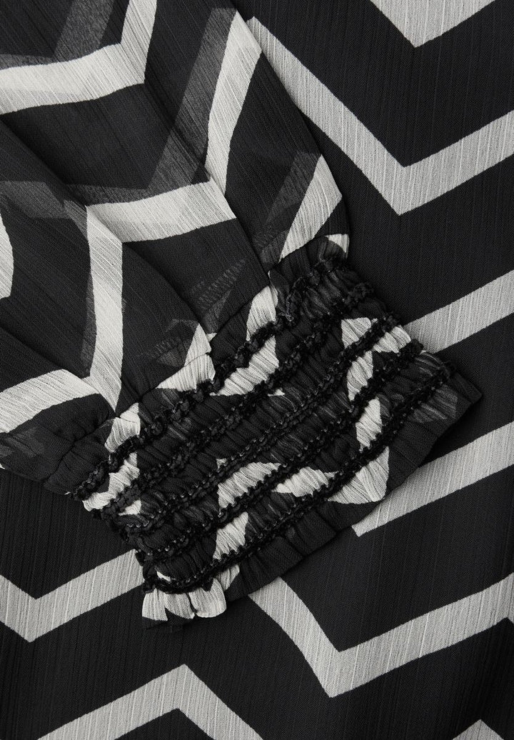 Chiffon Tunika mit Tape