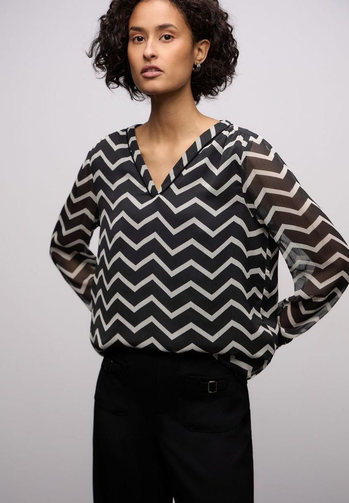 Chiffon Tunika mit Tape