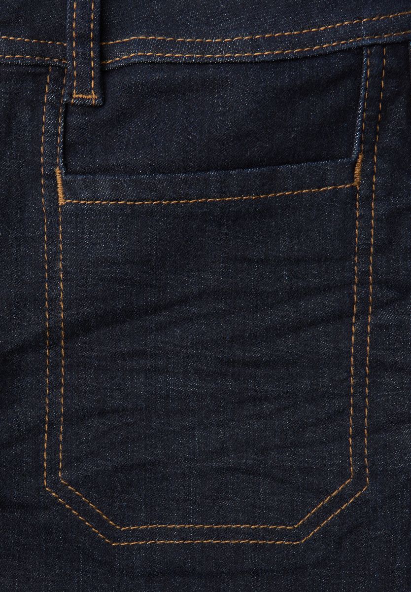 Rinsed Wide Leg Jeans