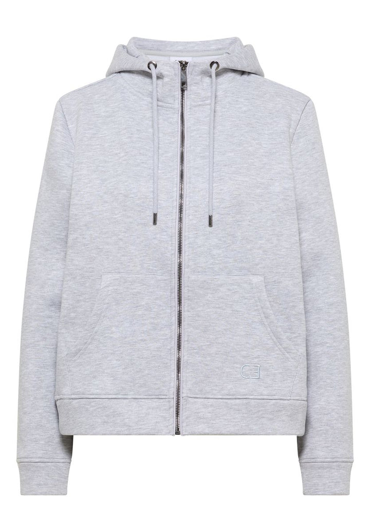 Glitzernde Hoodie Sweatjacke