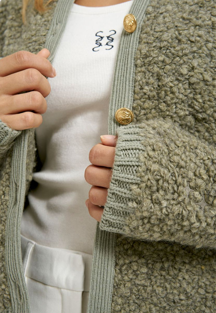 BouclÃ© Cardigan