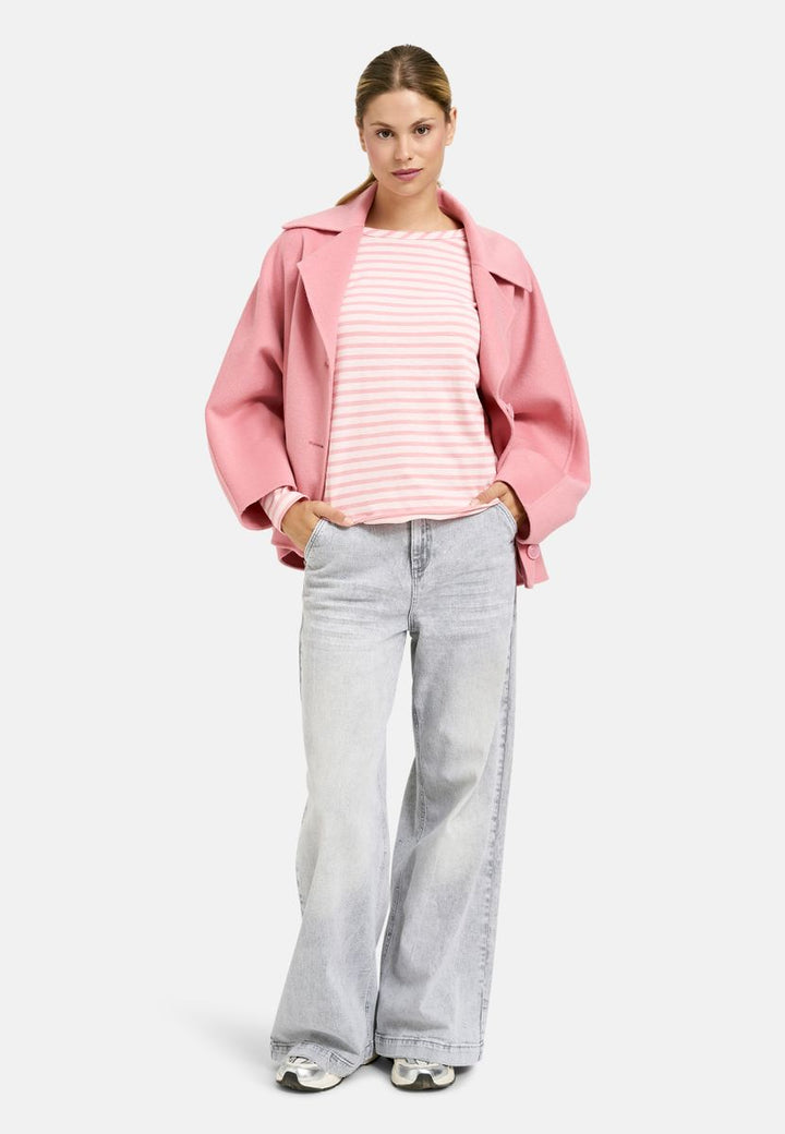 Regular Basic Sweat Raglan Striped