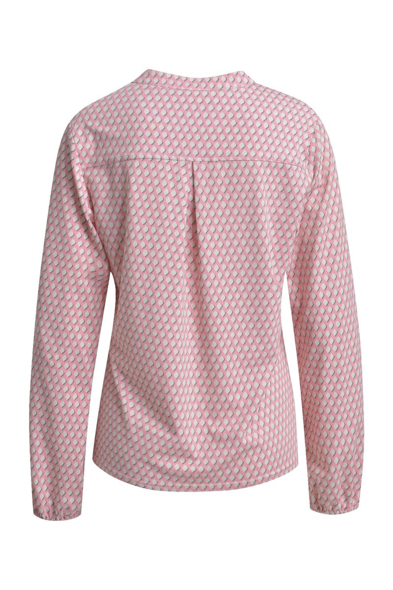 Relaxed Jersey Shirt Blouse AOP