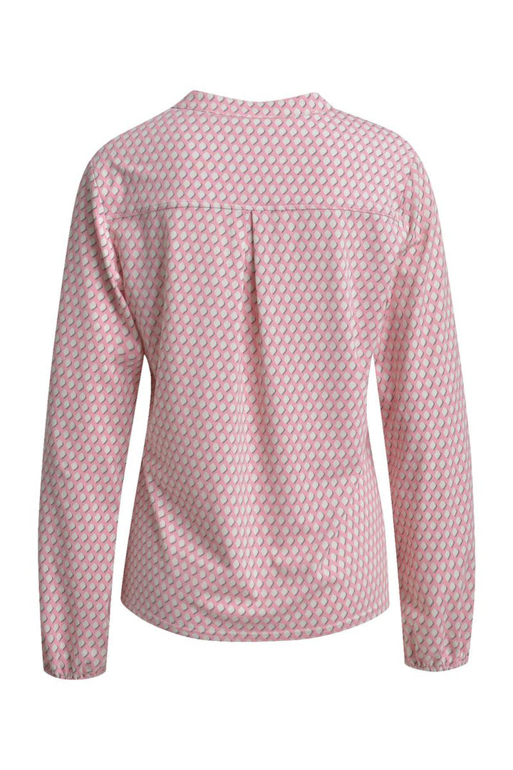 Relaxed Jersey Shirt Blouse AOP