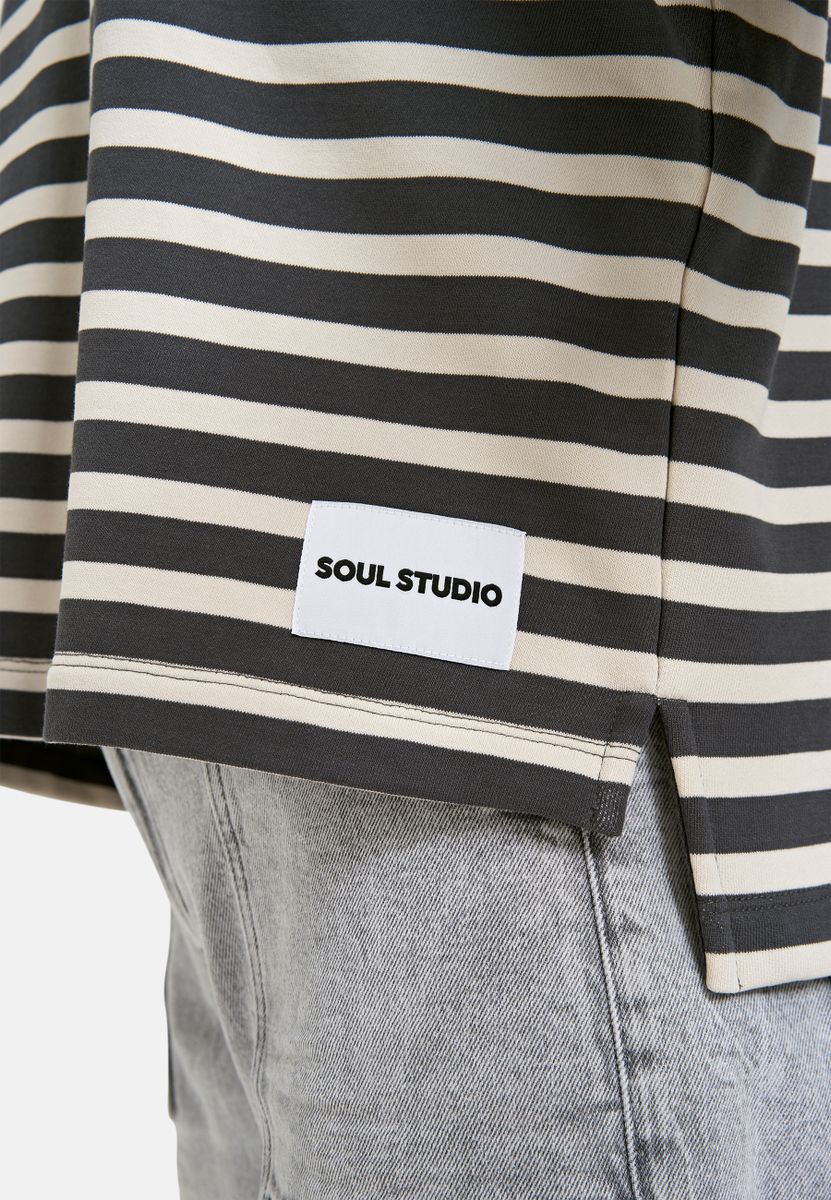 Boxy Sweatshirt Soul Studio Striped