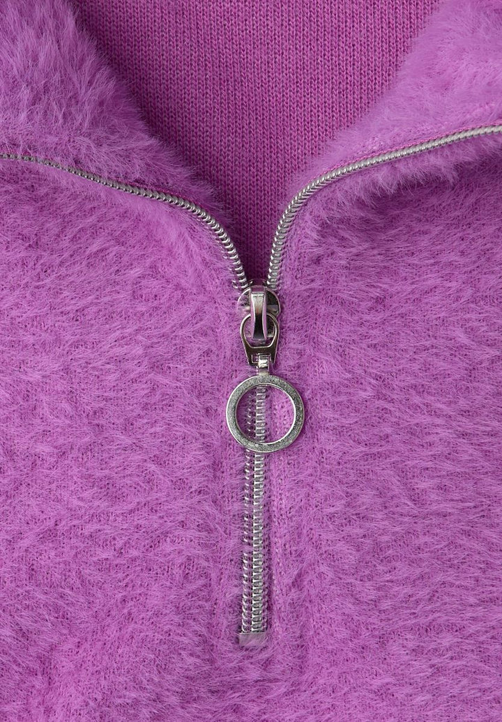 Kuscheliges Shirt mit Zipper