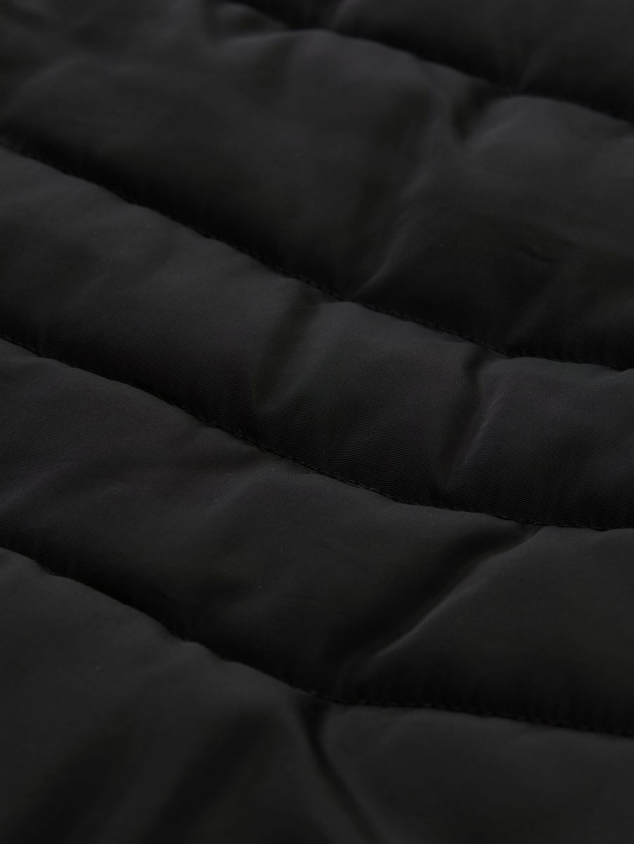 Puffer-Mantel mit abnehmbarer Kapuze