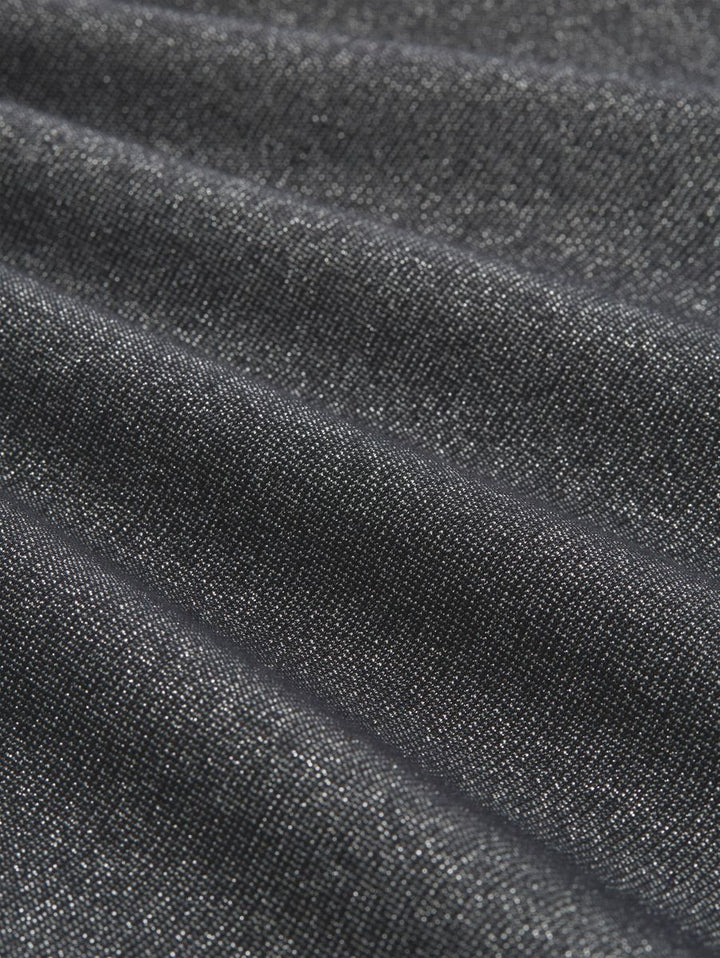 Slim Fit Langarmshirt mit Glitzer-Effekt