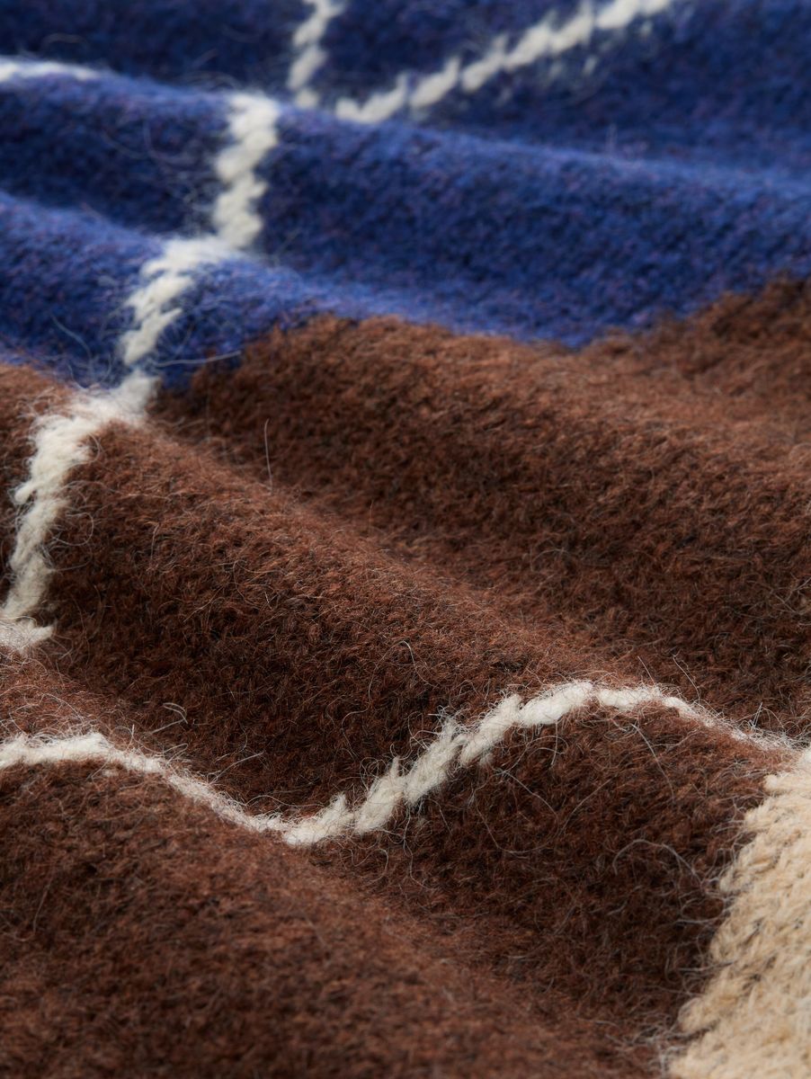 Oversize Rollkragenpullover mit Wollanteil