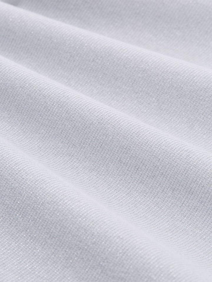 Slim Fit Langarmshirt mit Glitzer-Effekt