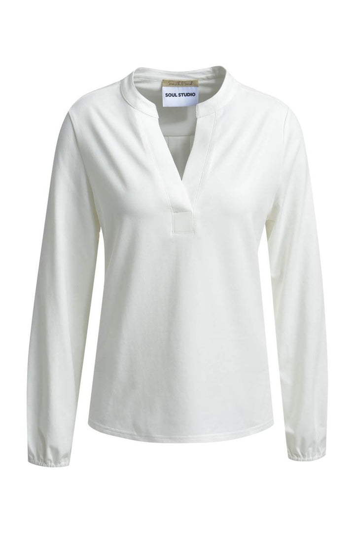 Relaxed Jersey Shirt Blouse