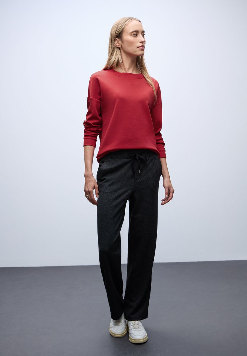 Shirt mit Ripp-Detail