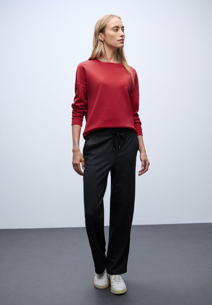 Shirt mit Ripp-Detail