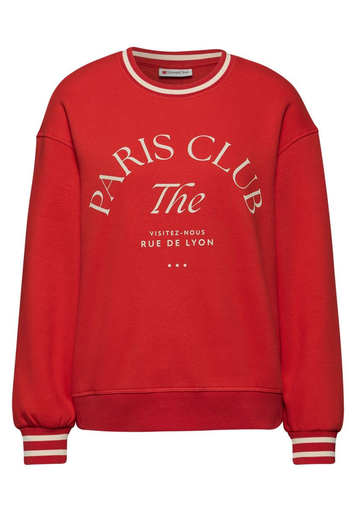 Loose Fit Print Sweatshirt