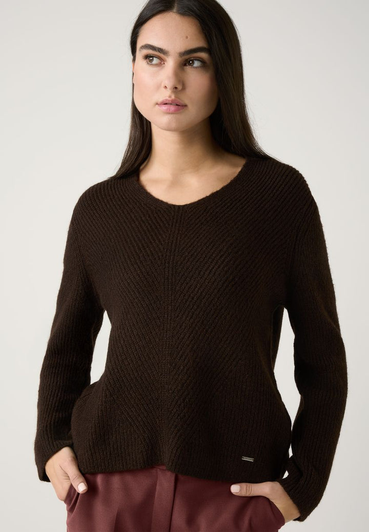 Rippstrickpullover