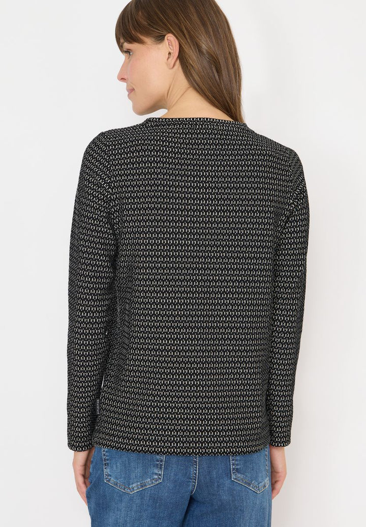 Two-Tone Strukturshirt