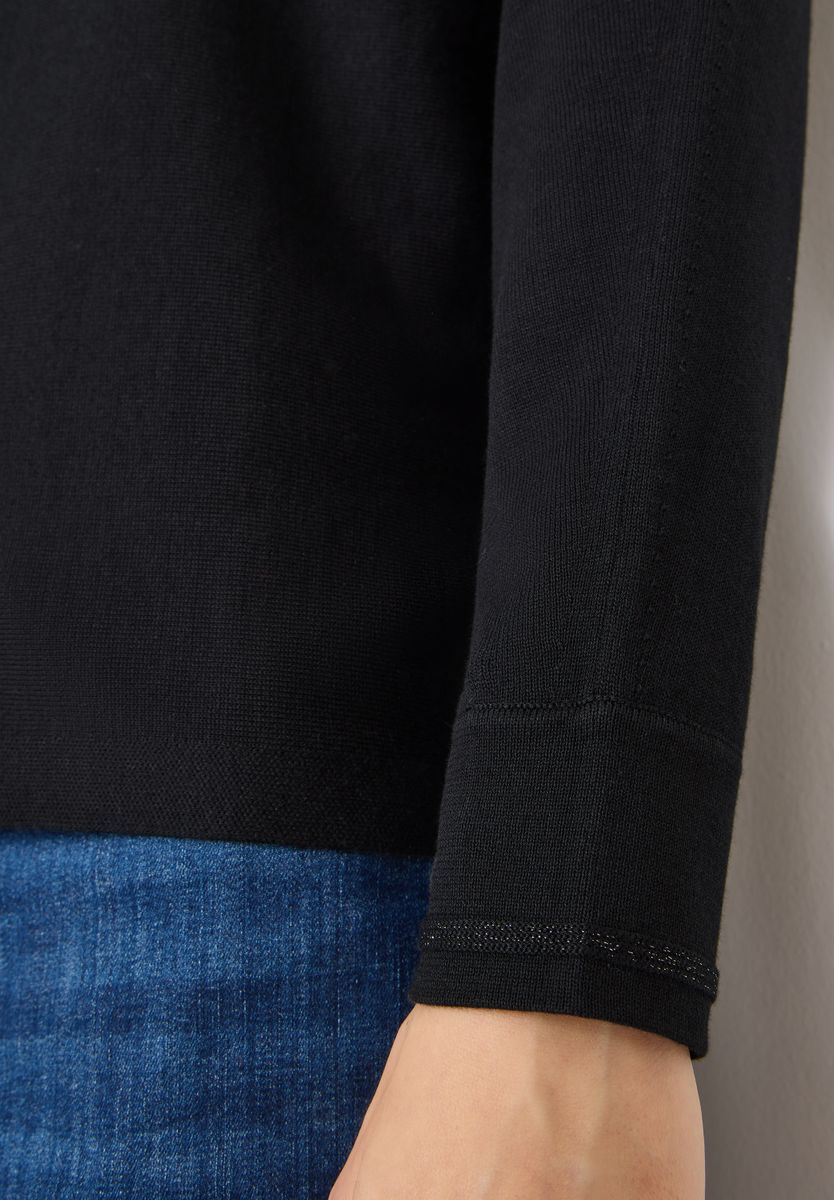 Dolman Pullover mit Glitzer