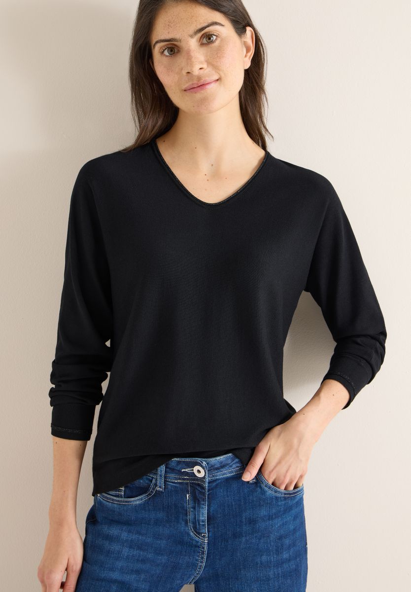 Dolman Pullover mit Glitzer