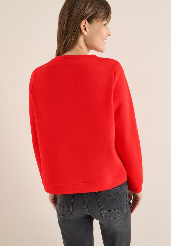 Sweatshirt mit Stickerei