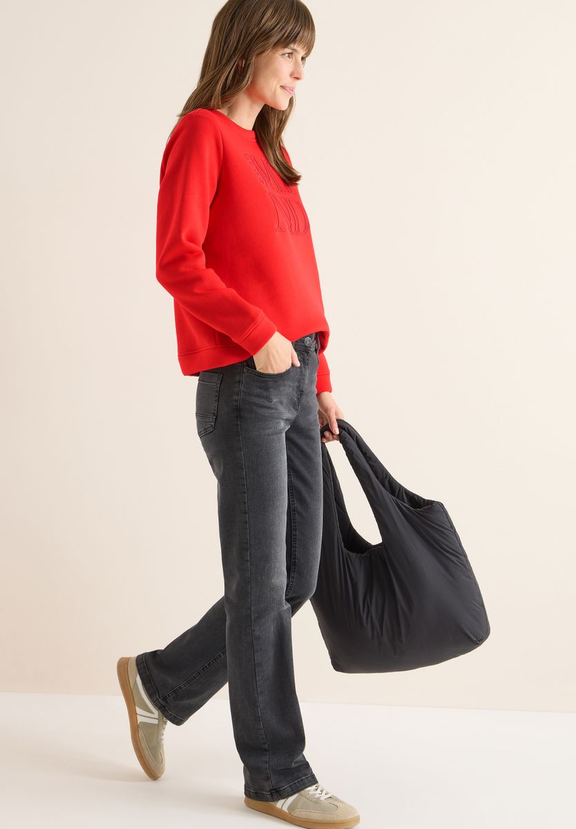 Sweatshirt mit Stickerei