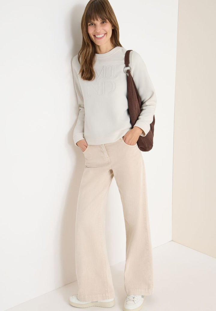 Sweatshirt mit Stickerei