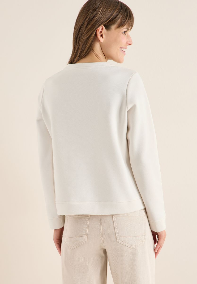 Sweatshirt mit Stickerei