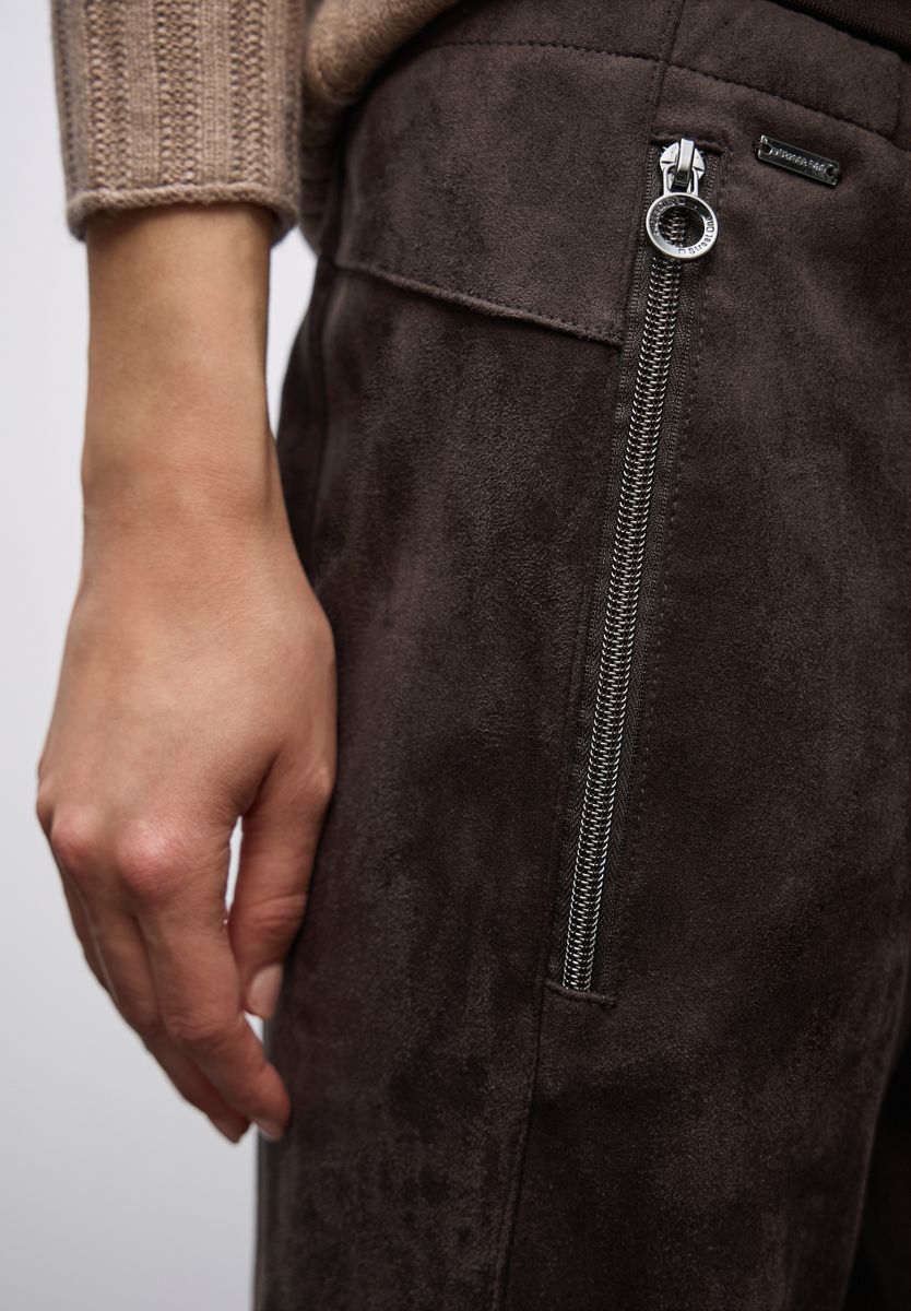 Loose Fit Velours Hose