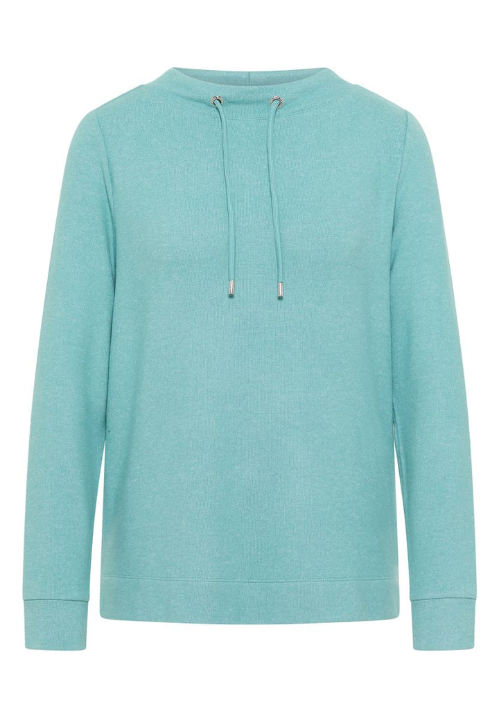 Cosy Melange Langarmshirt