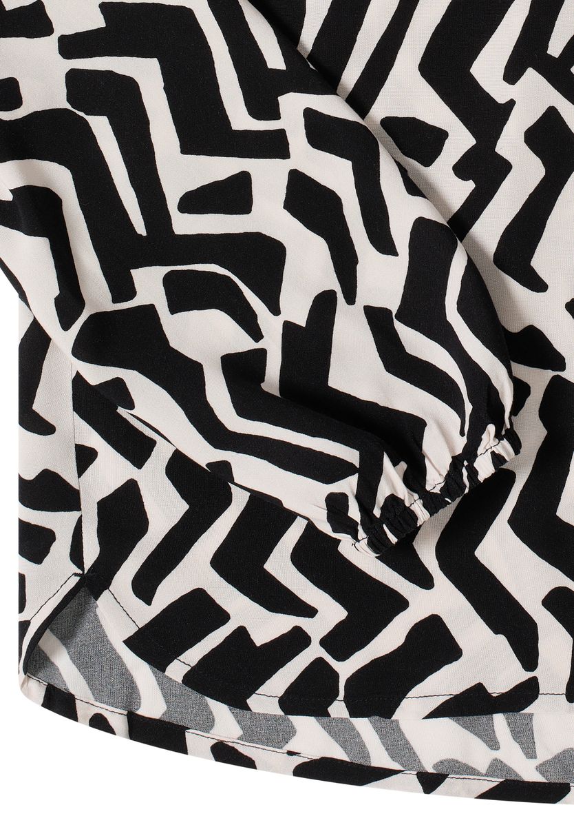 Bluse mit Grafikmuster